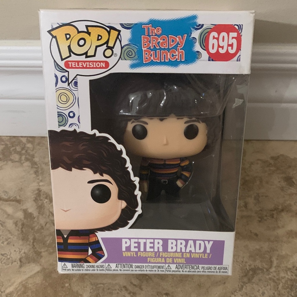 Funko Pop! Peter Brady Figure with Brown Hair 695 The Brady Bunch TV Retro
